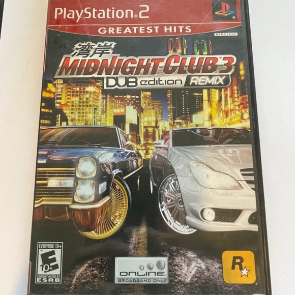 Sony Other - Midnight Club 3 Dub Edition Remix Playstation 2 PS2 Greatest Hits Complete in Bo